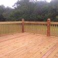After: 16' x 16' Cedar Deck (Build & Treat)