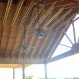 Gable Roof with Ceiling Fans